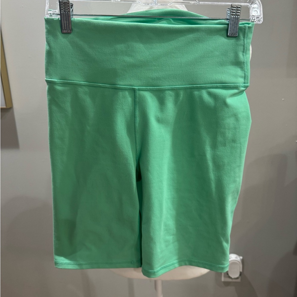 Fabletics Mint Green Bike Shorts